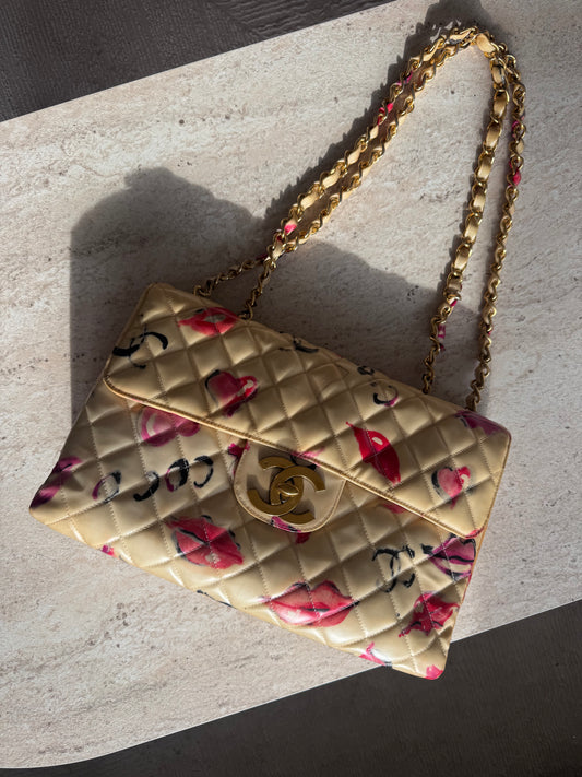Chanel Kisses & Lips Jumbo Flap Bag - Limited edition