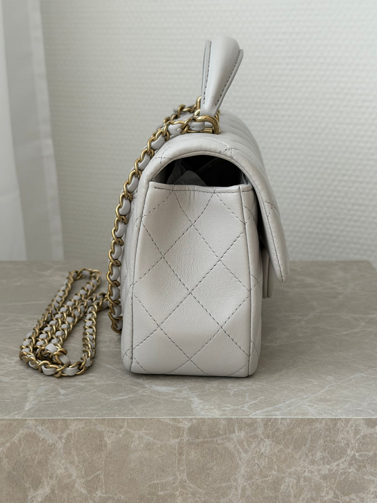Chanel Mini Rectangular Top Handle Flap Bag