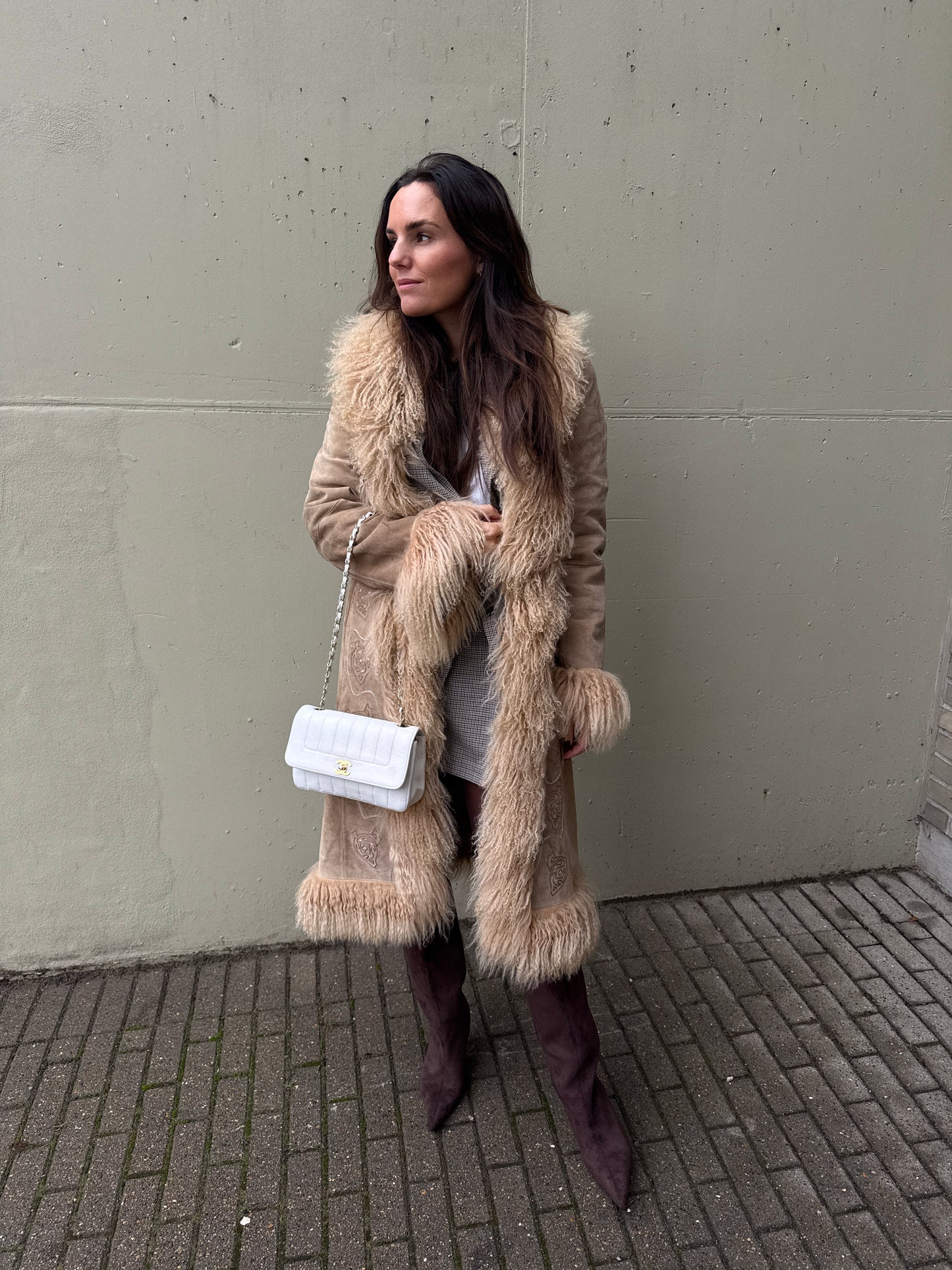 Chanel vertical flap bag