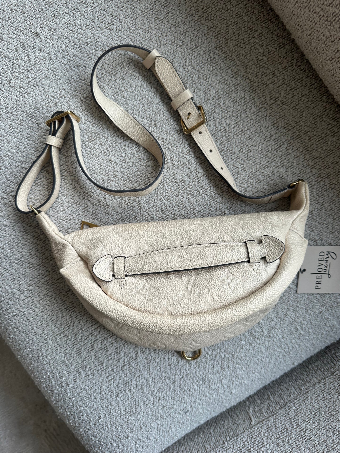 Louis Vuitton Empreinte Bumbag Creme