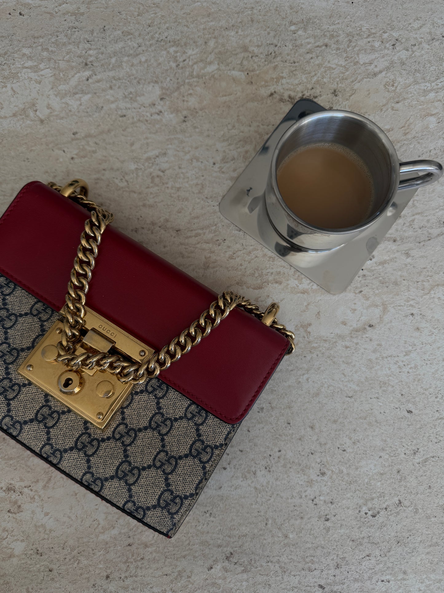 Gucci Padlock red crossbody bag