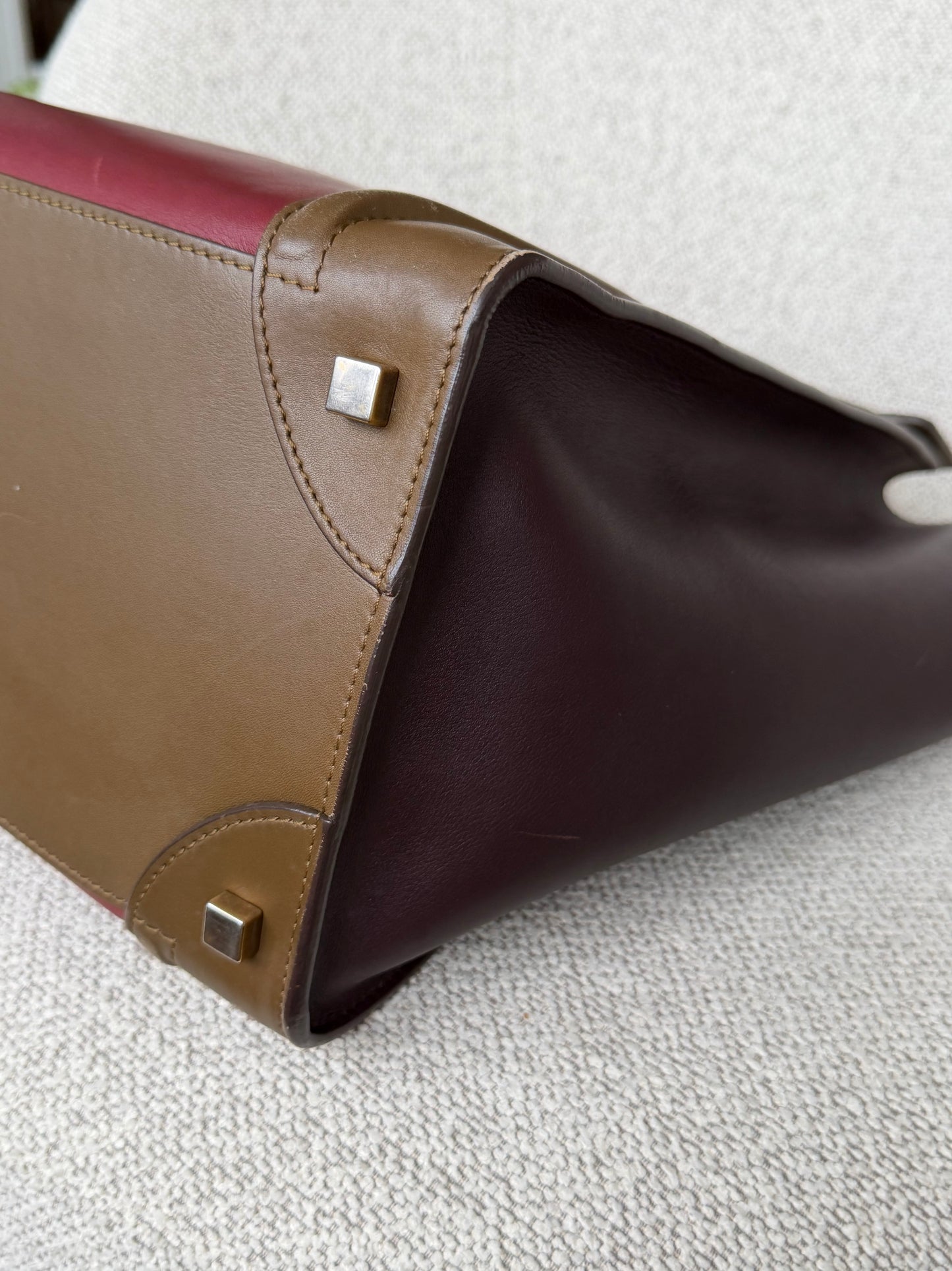 Céline Luggage Tote – Tri-Color