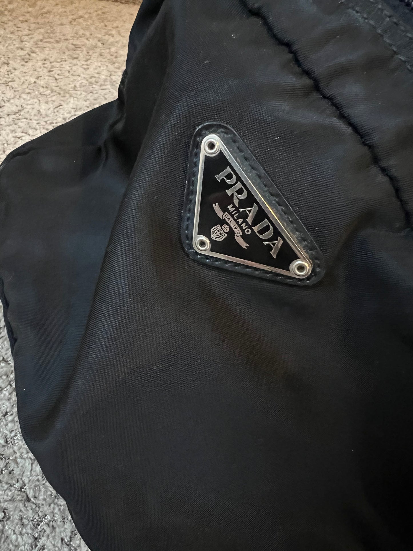 Prada belt bag Black nylon