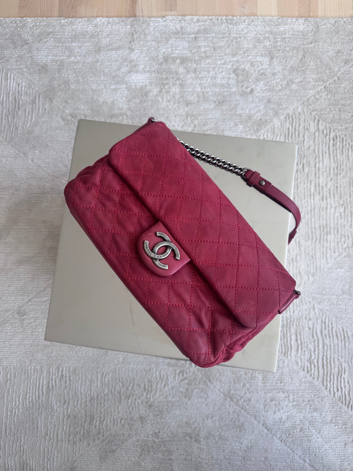 Chanel red Flap Bag – Quilted Leather