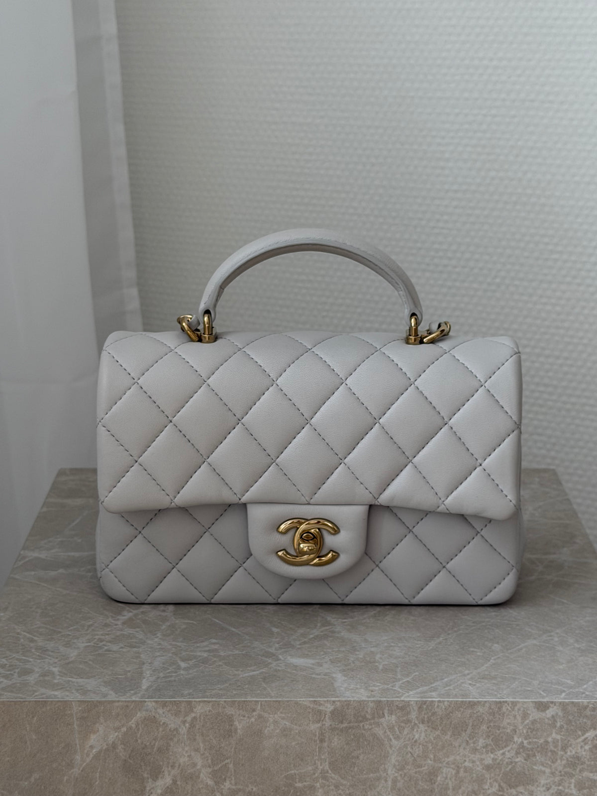 Chanel Mini Rectangular Top Handle Flap Bag
