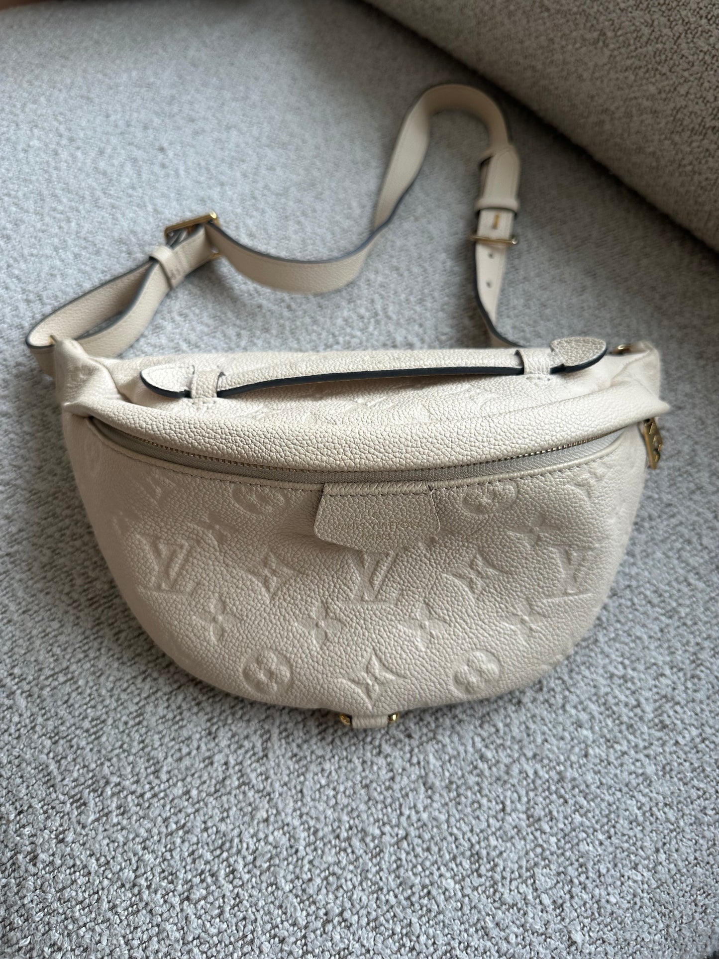 Louis Vuitton Empreinte Bumbag Creme