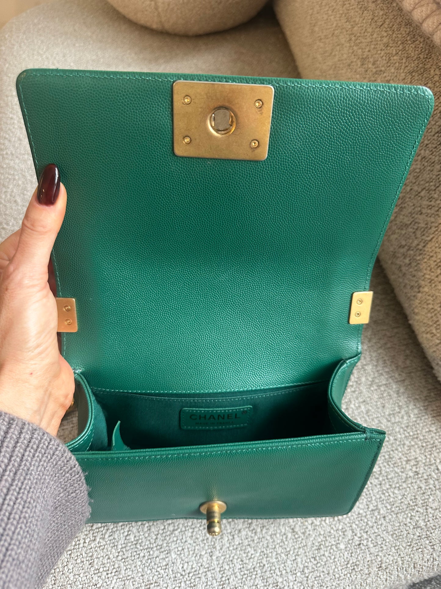 Chanel Boy Caviar Quilted