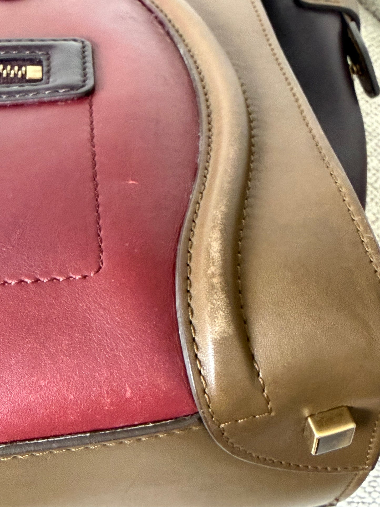 Céline Luggage Tote – Tri-Color