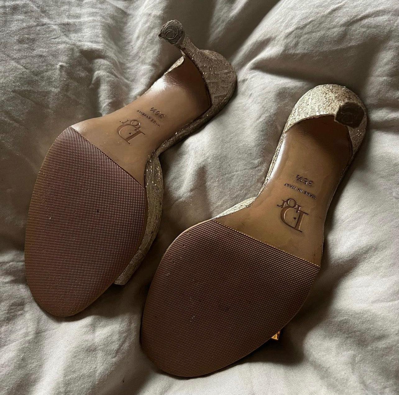 Dior Mules Gold heels 36