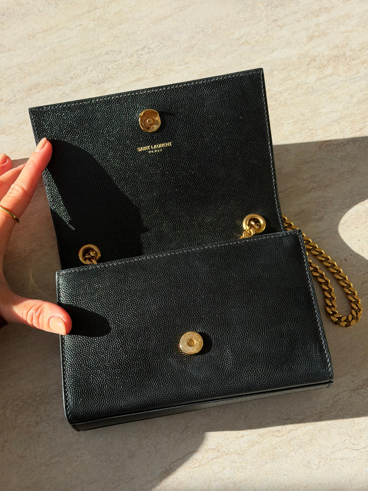 Saint Laurent Kate Black crossbody