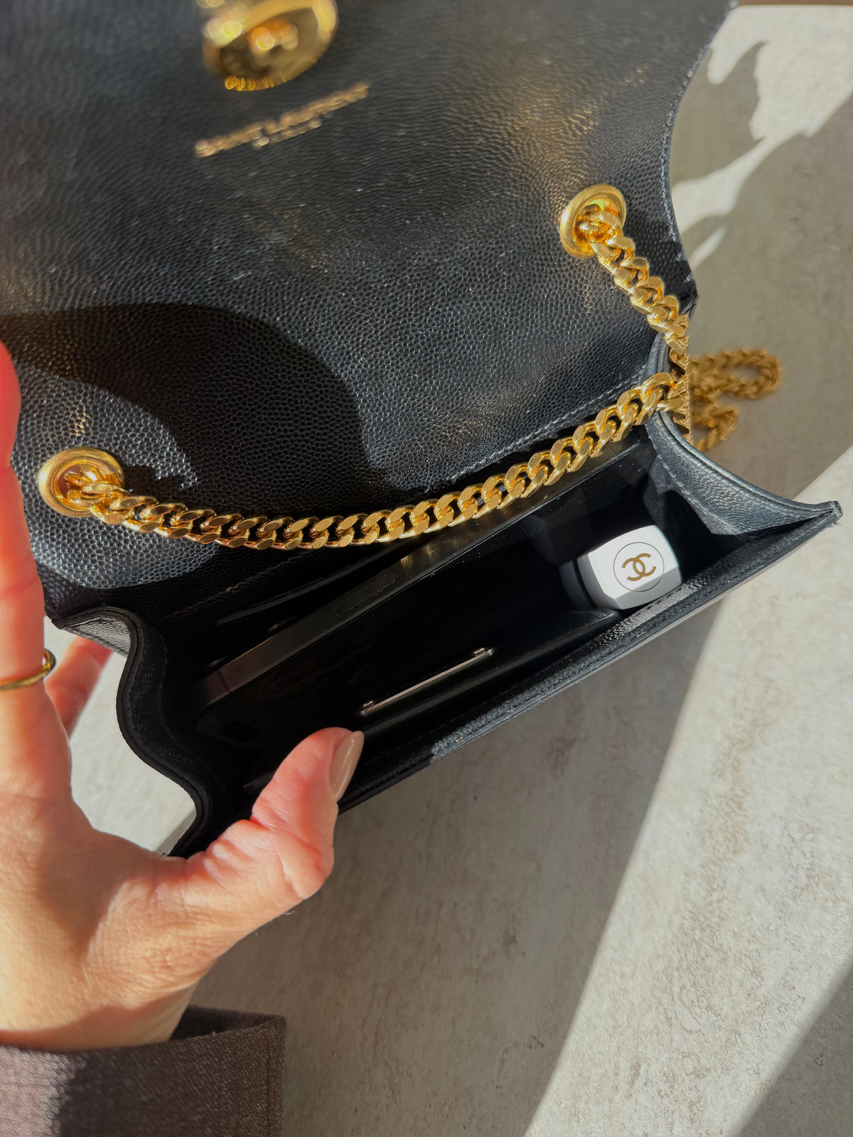 Saint Laurent Kate Black crossbody