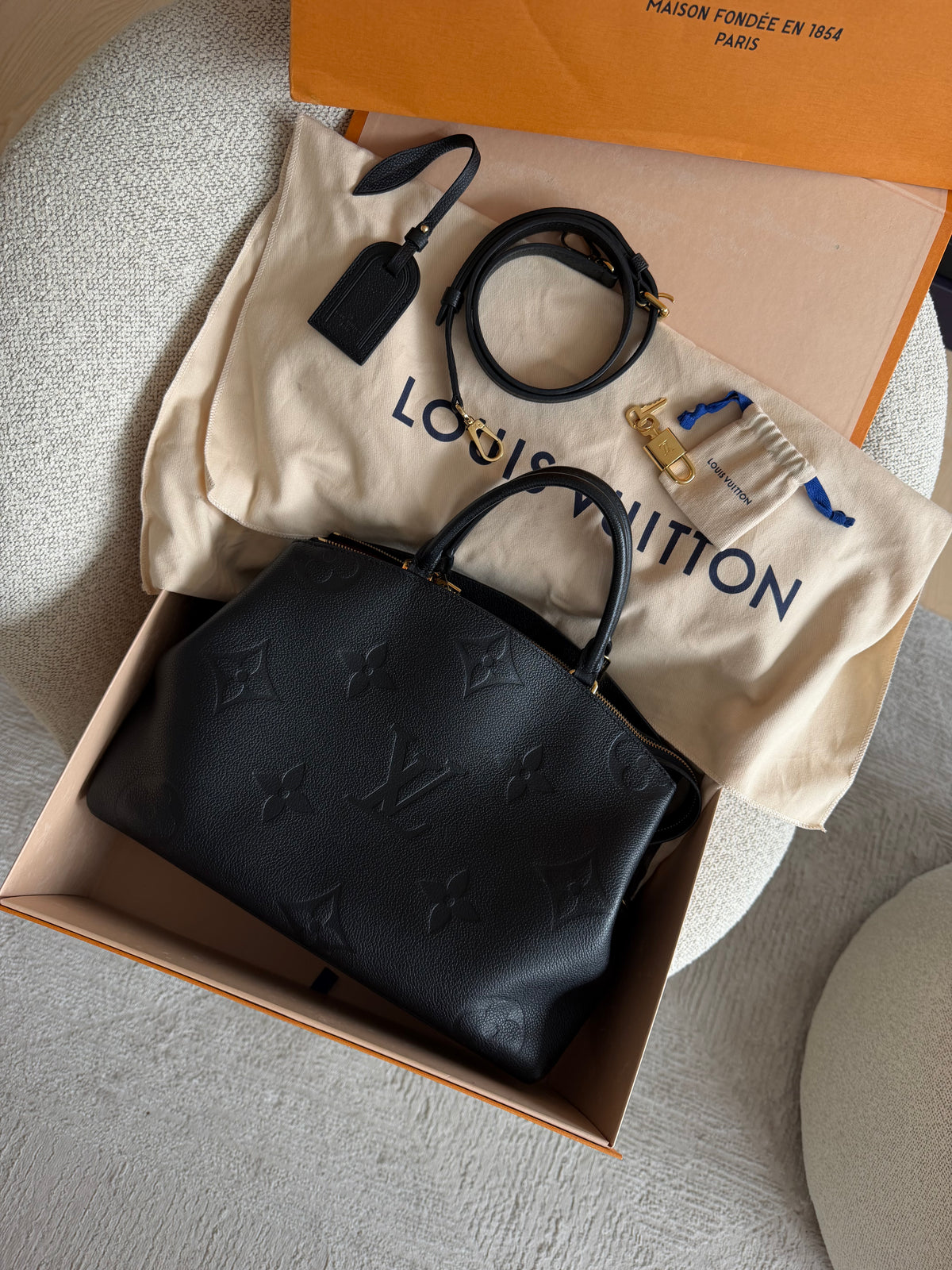 Louis Vuitton Grand Palais – Black Monogram Empreinte