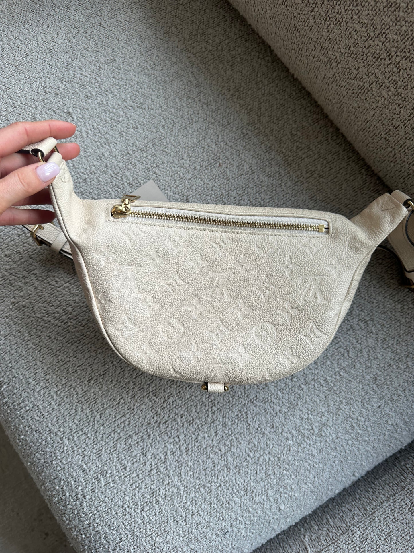 Louis Vuitton Empreinte Bumbag Creme