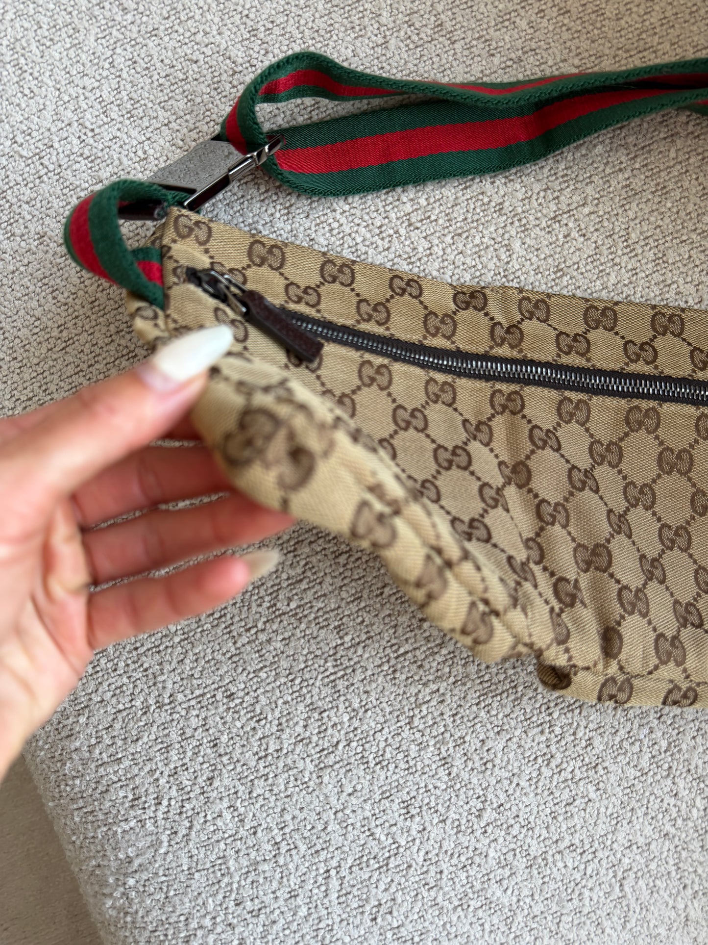 Gucci GG Monogram Bum Bag - brun