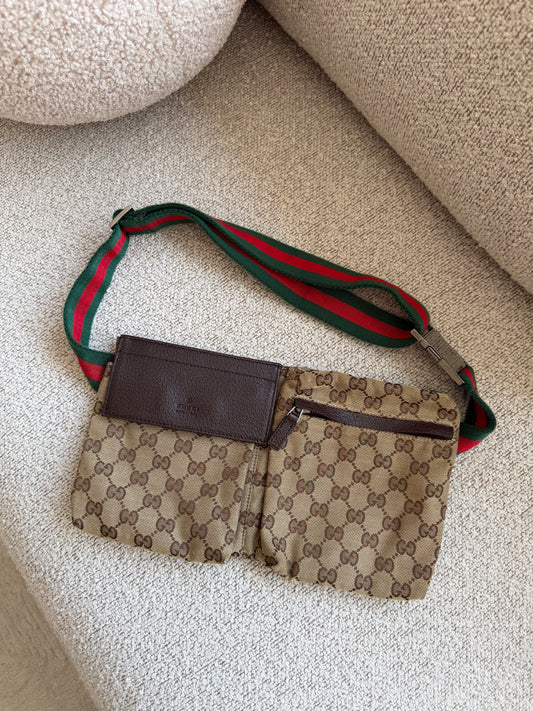 Gucci GG Monogram Bum Bag - brun