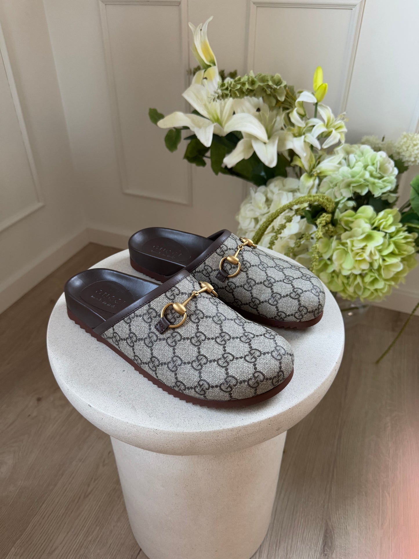 Gucci monogram Slippers