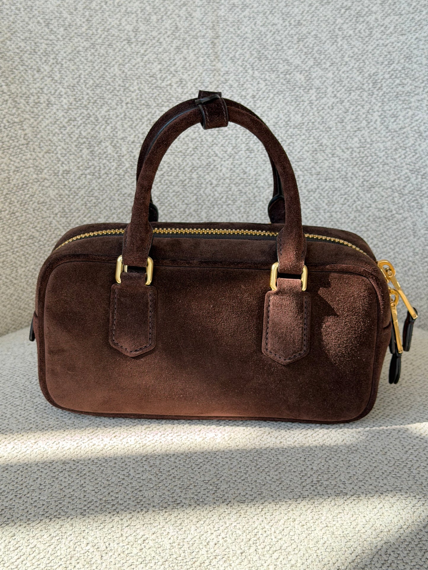 Miu Miu Arcadie Padded Suede Bag