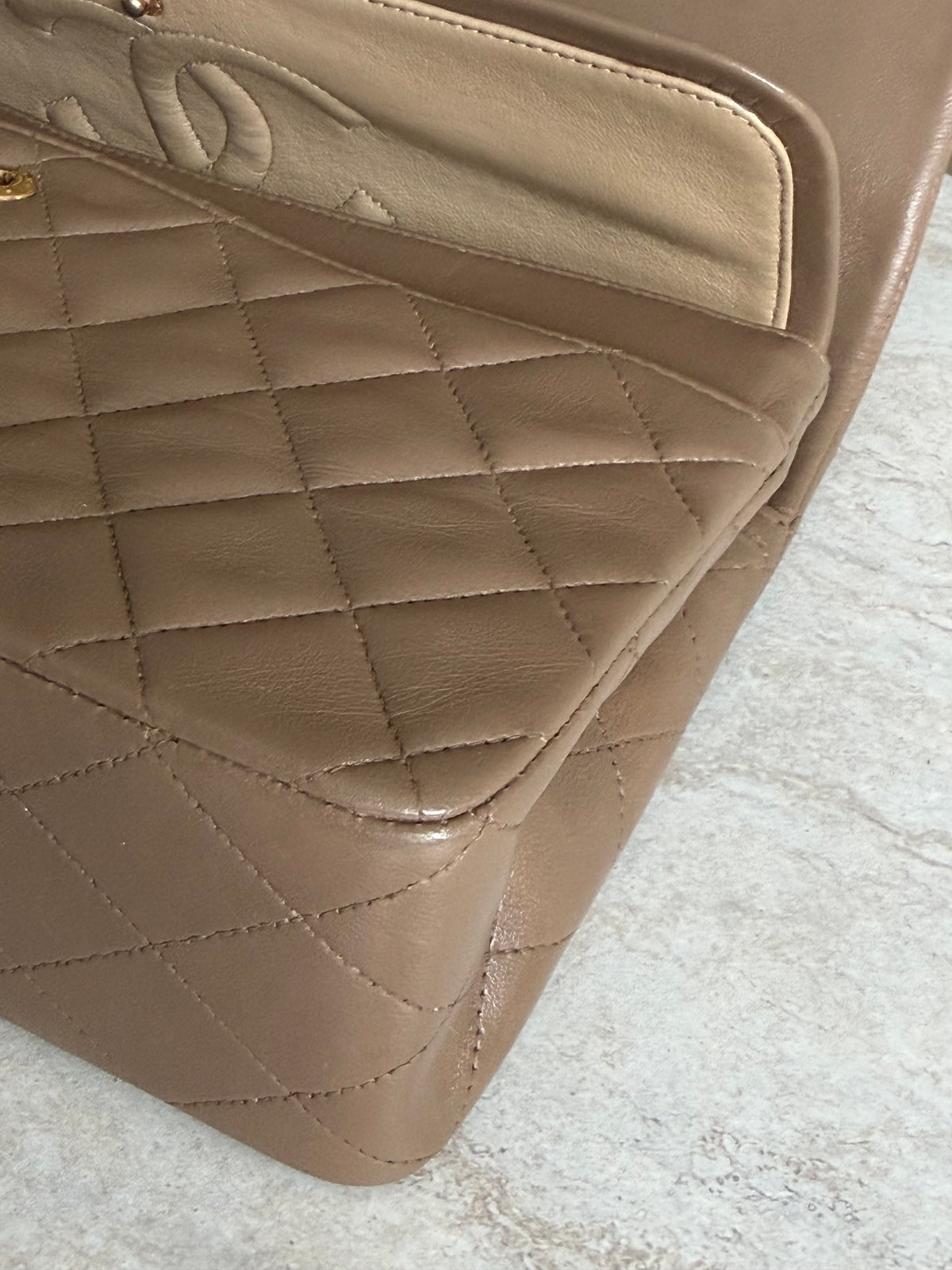 Chanel Medium Classic Double Flap – Taupe / 24K Gold-Plated Hardware