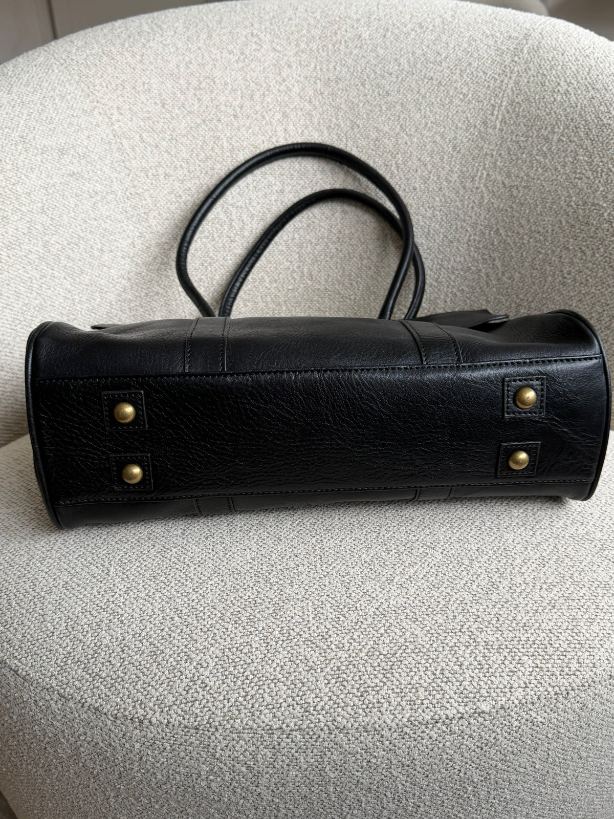 Mulberry Bayswater – Black Heavy Grain