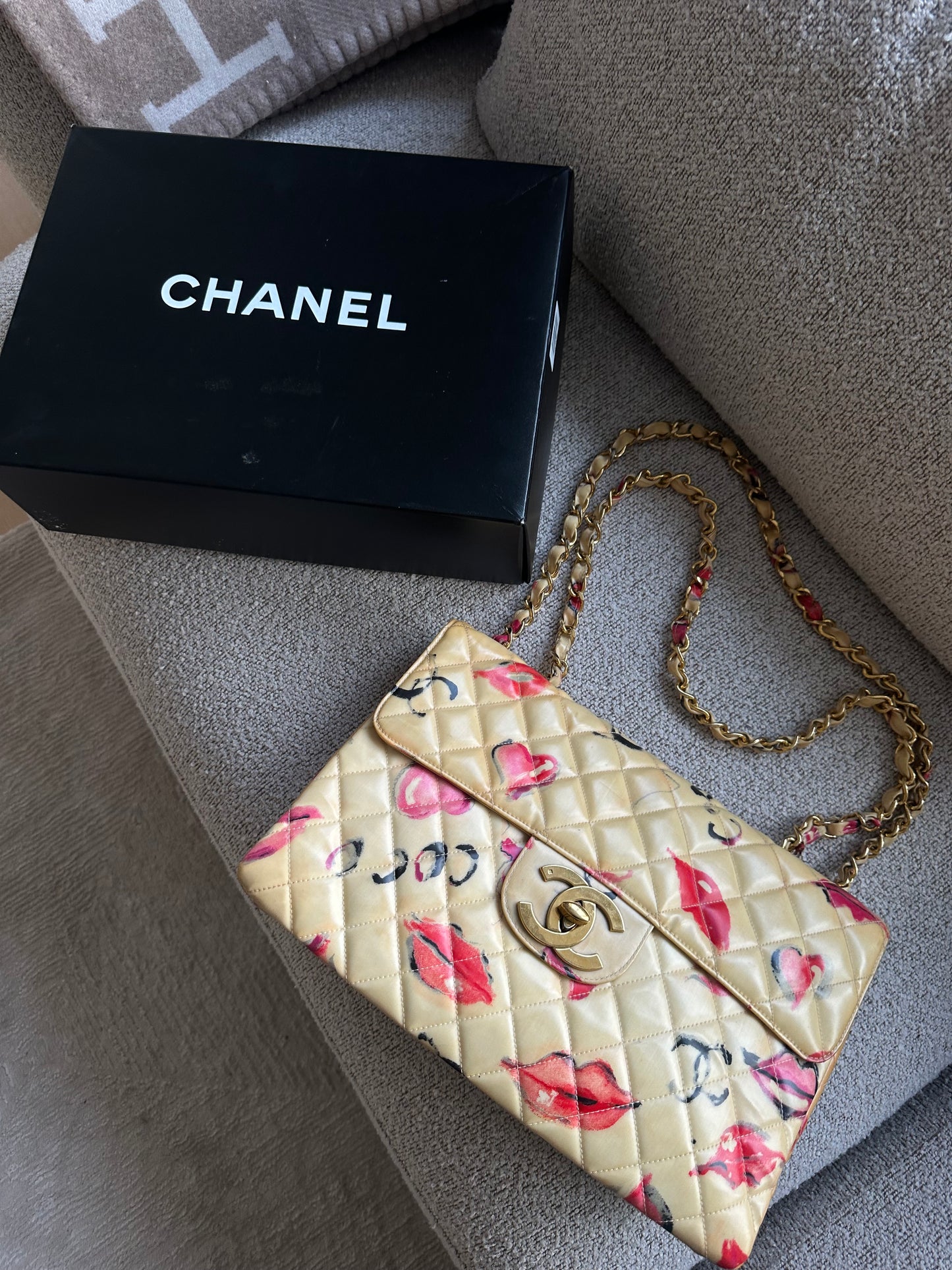 Chanel Kisses & Lips Jumbo Flap Bag - Limited edition
