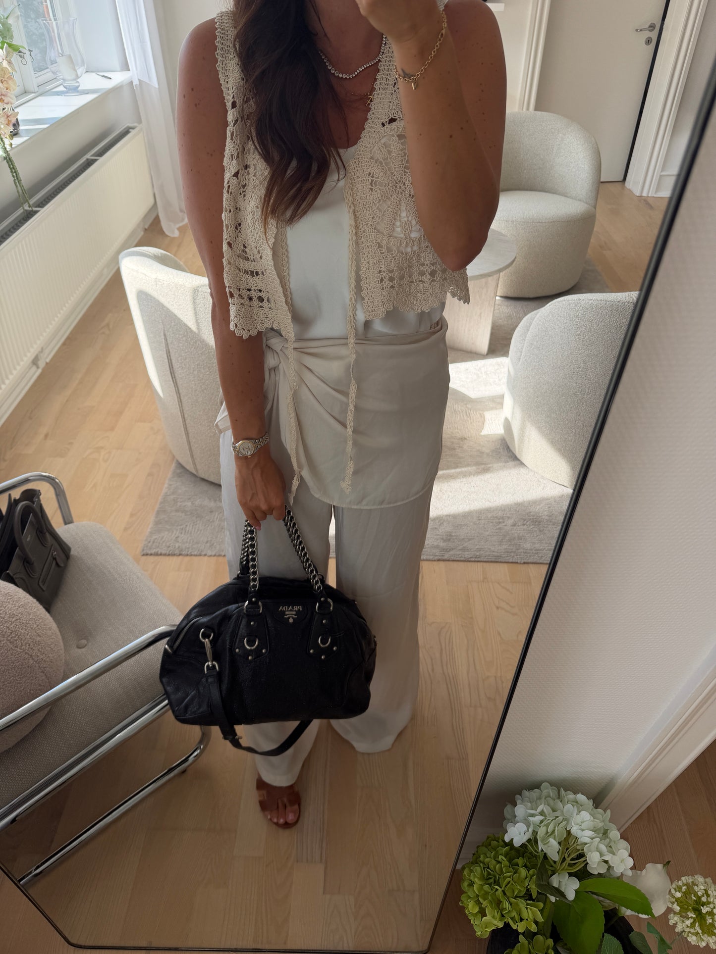 Prada Chain Leather Shoulder Bag