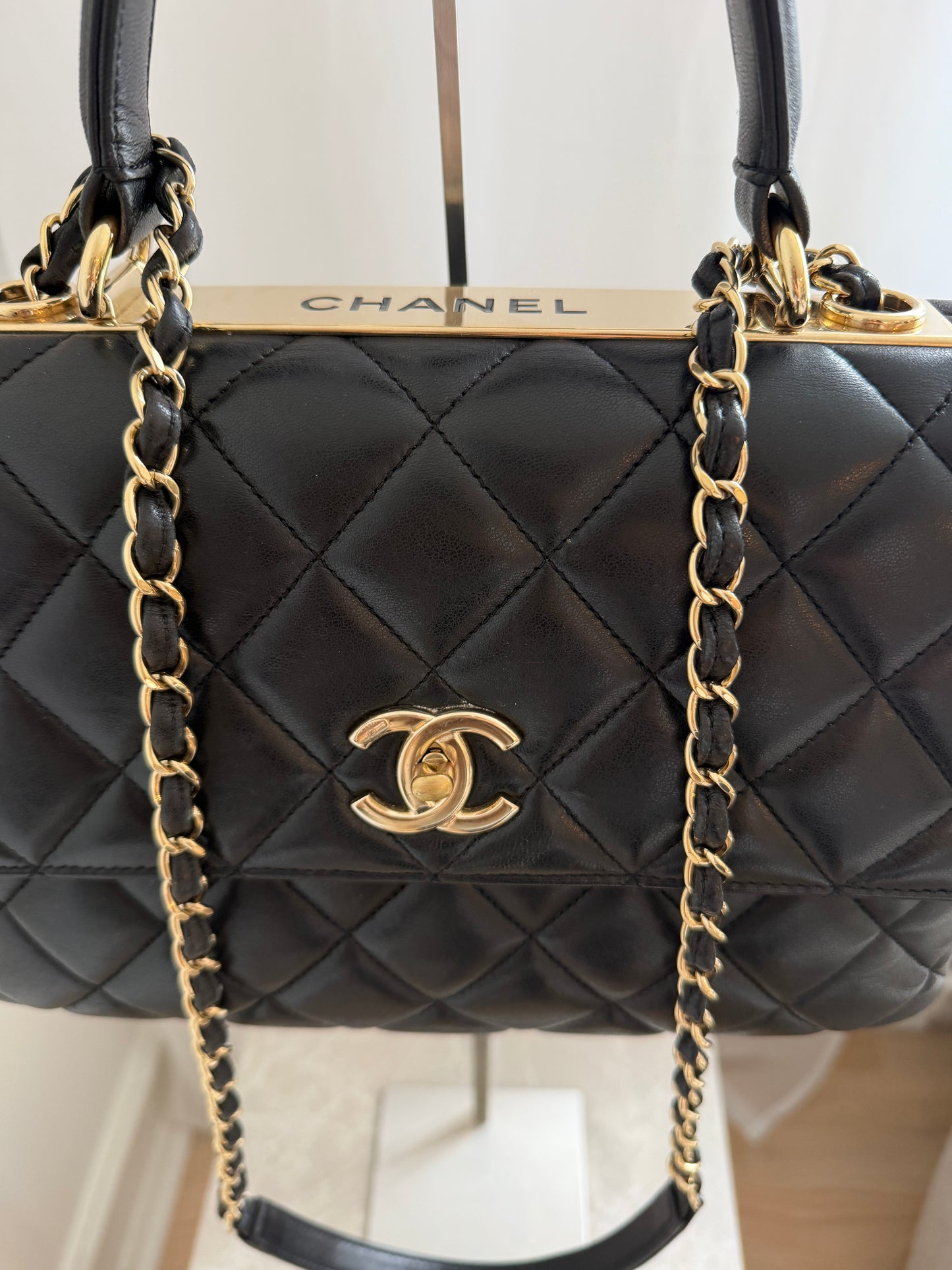 Chanel Top Handle Flap Bag