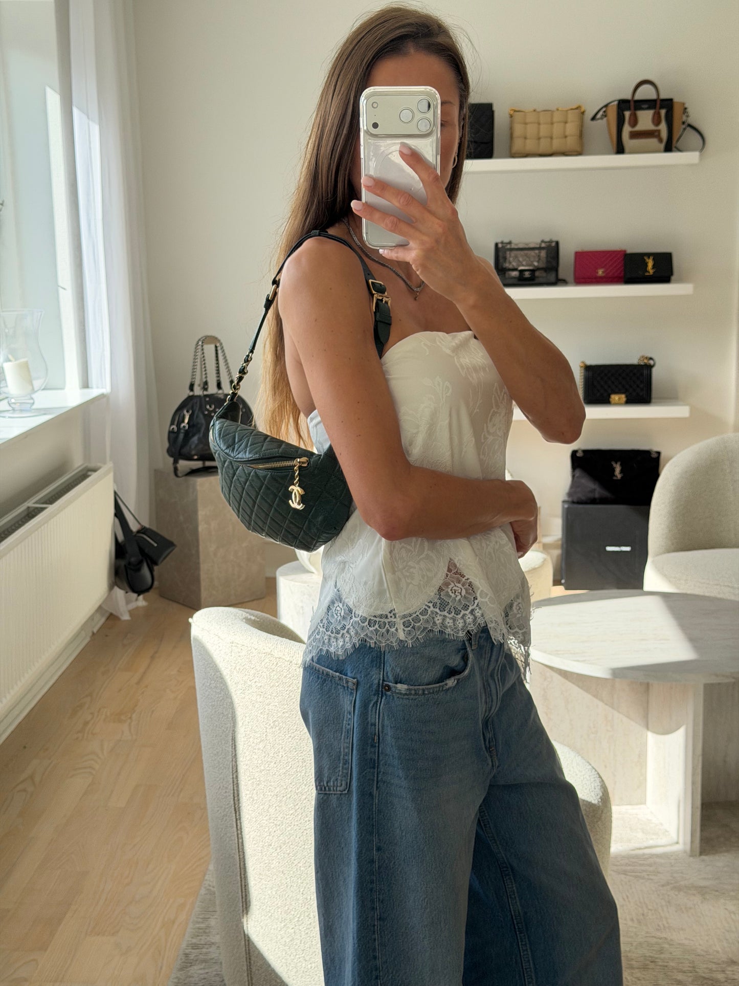 Chanel Quilted Banane Belt Bag – Dark Green