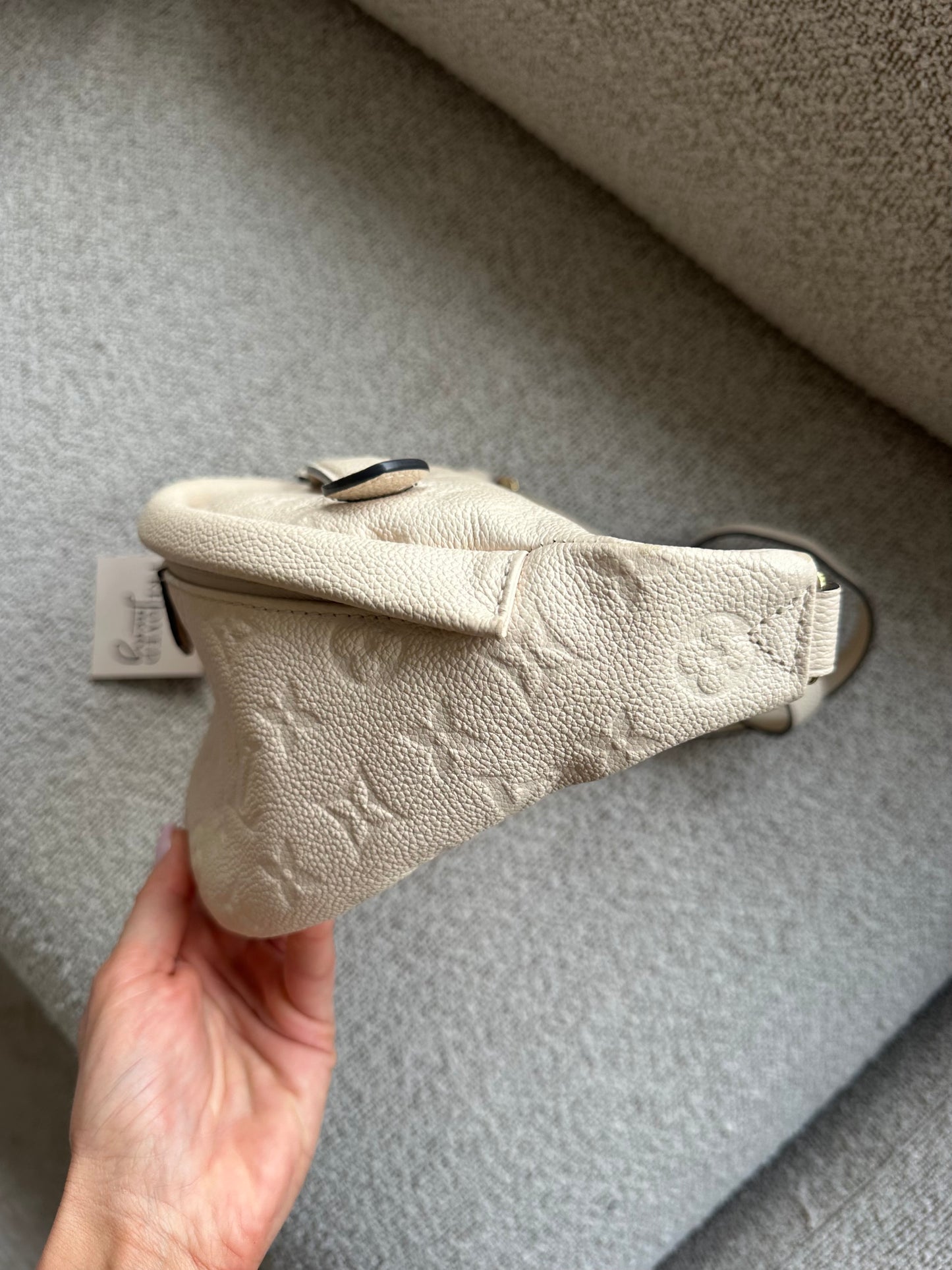 Louis Vuitton Empreinte Bumbag Creme