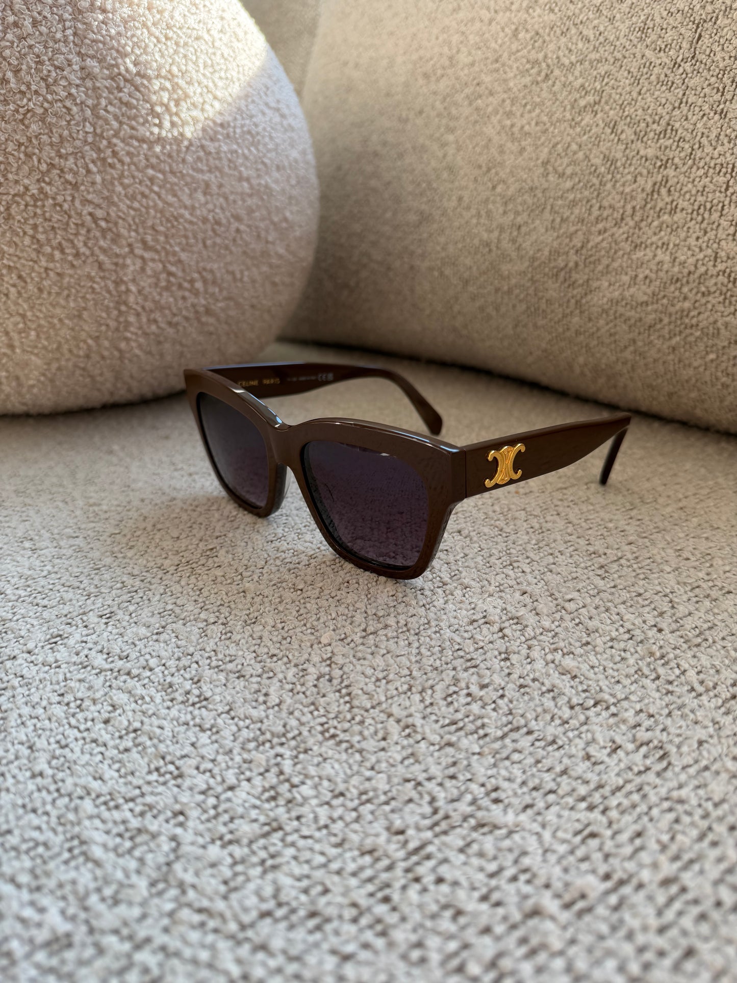 Celine Triomphe solbriller – brun/guld