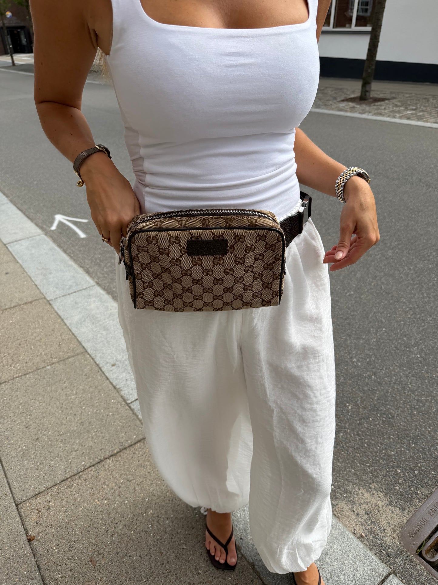 Gucci GG Canvas Belt Bag / bæltetaske