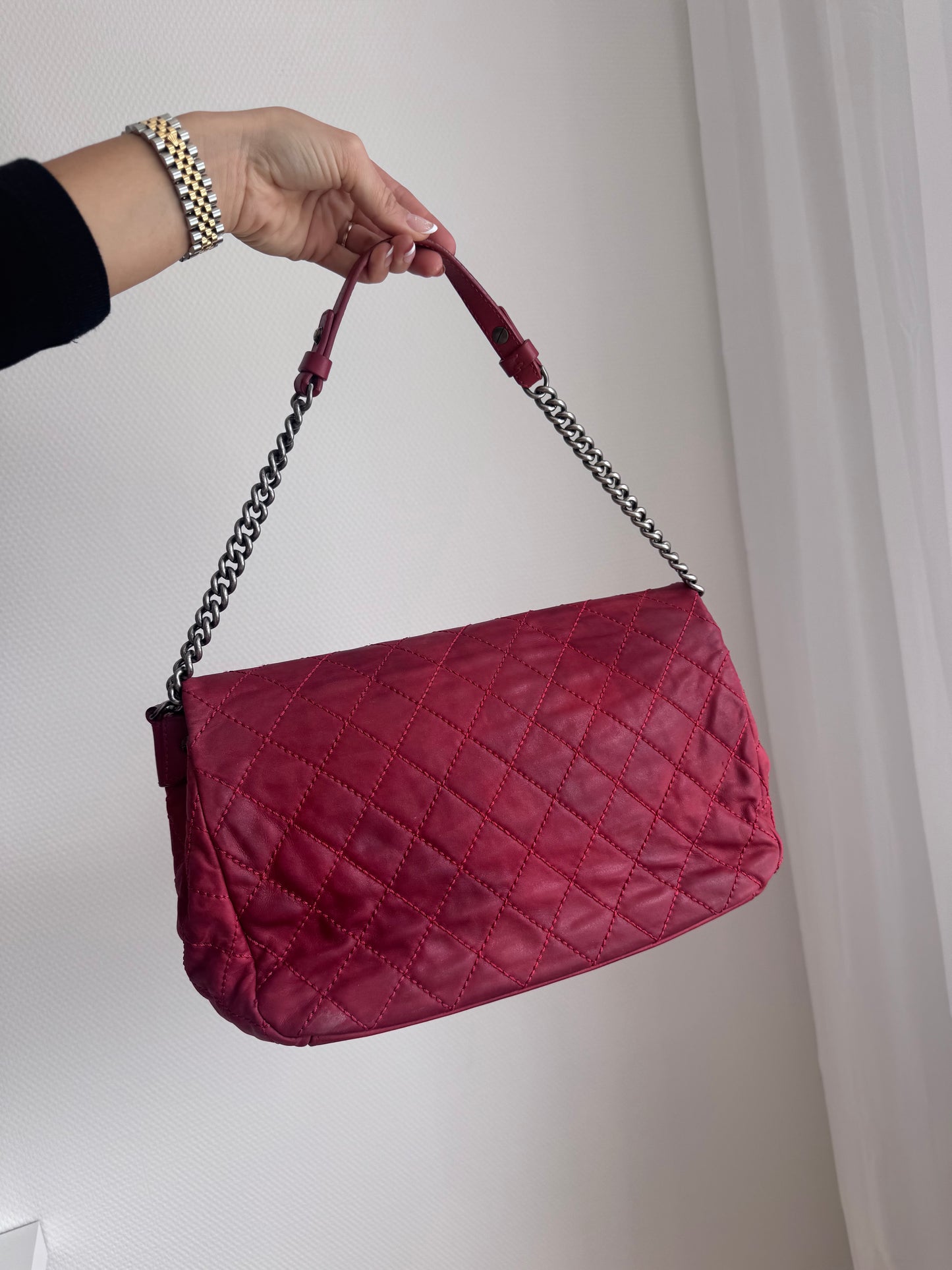 Chanel red Flap Bag – Quilted Leather