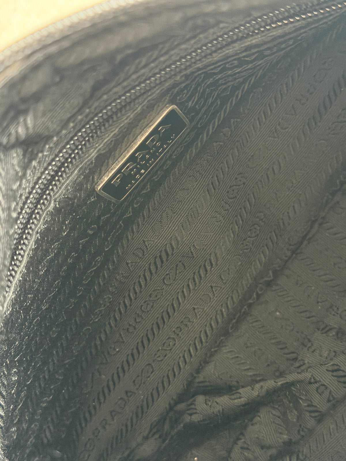 Prada Tessuto Nylon Crossbody Bag – Black