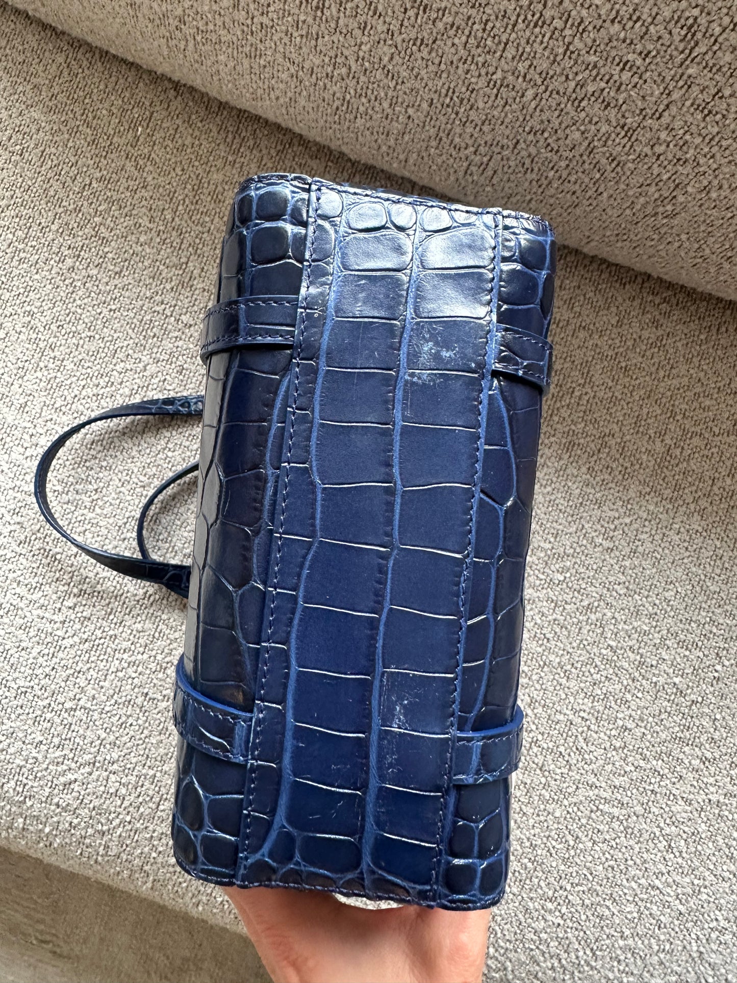 Balenciaga Everyday Tote Bag - Navy/Croco