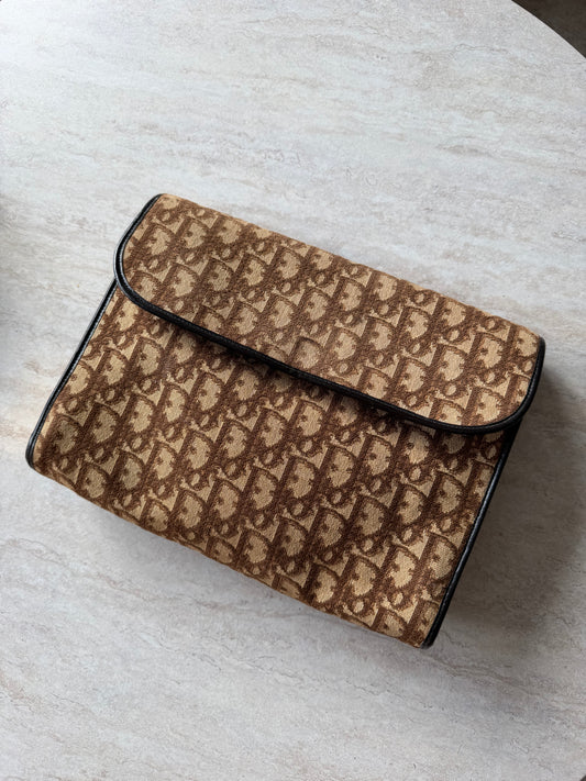 Christian Dior Trotter clutch with chain strap