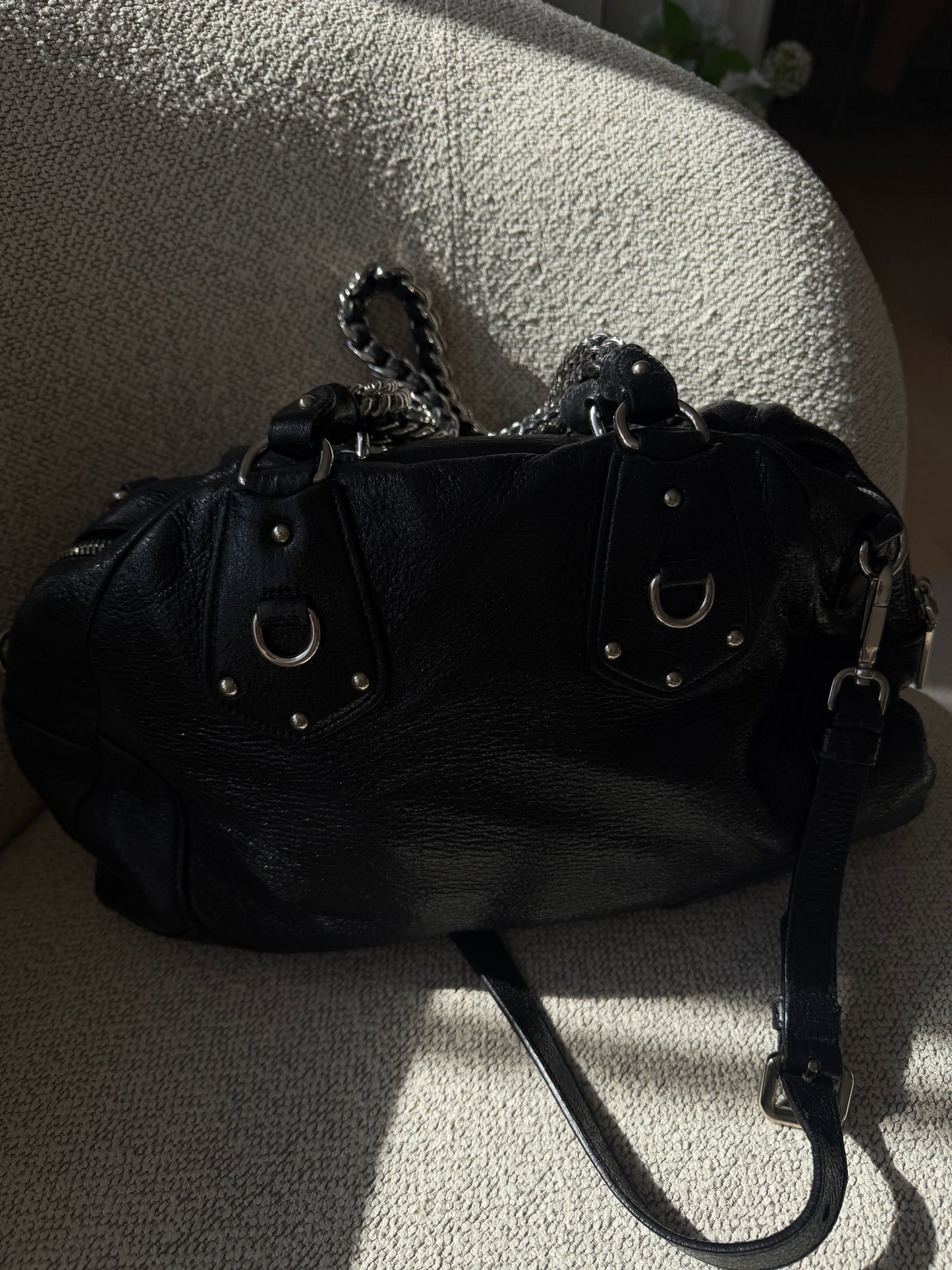 Prada Chain Leather Shoulder Bag