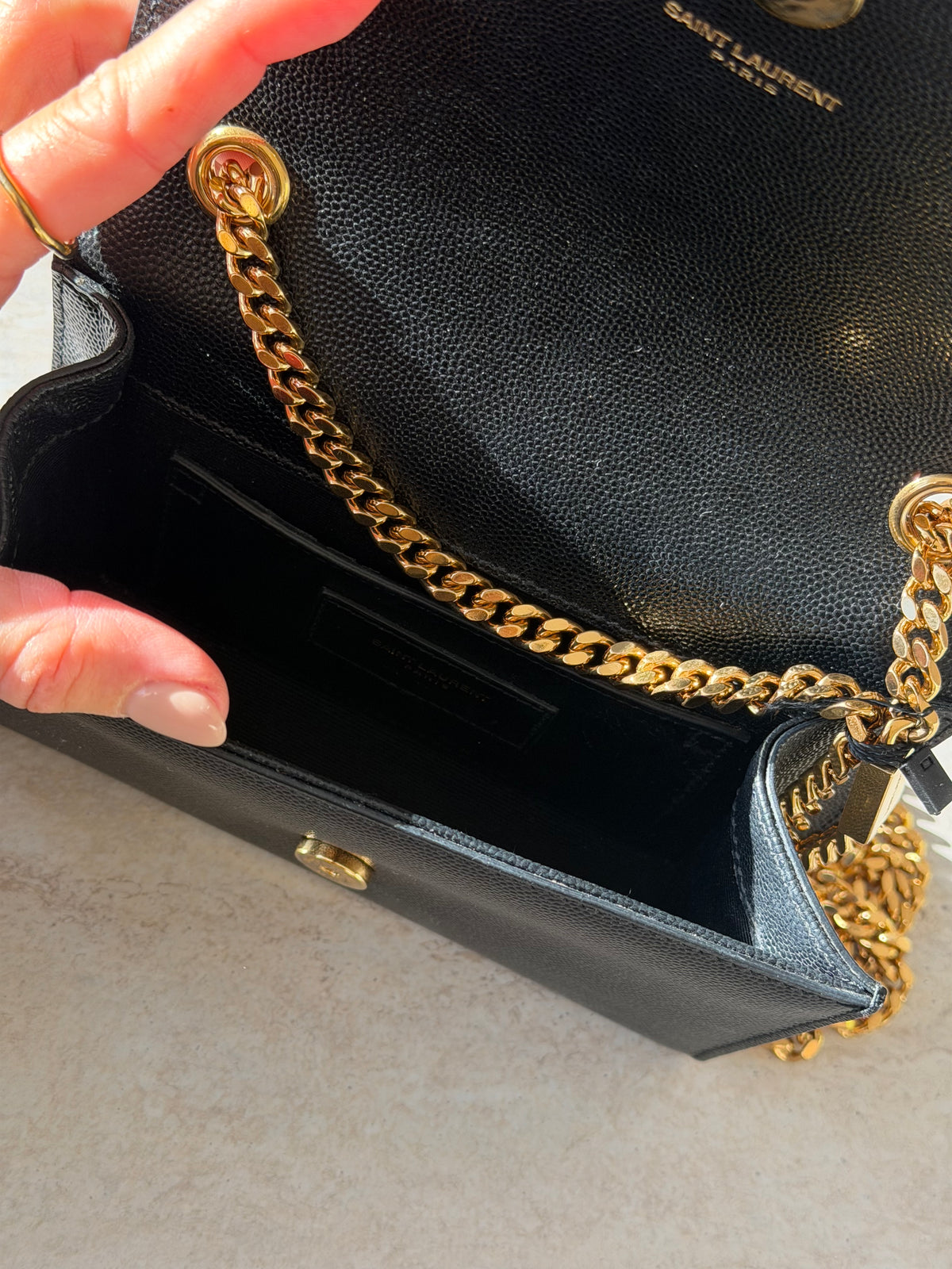 Saint Laurent Kate Black crossbody
