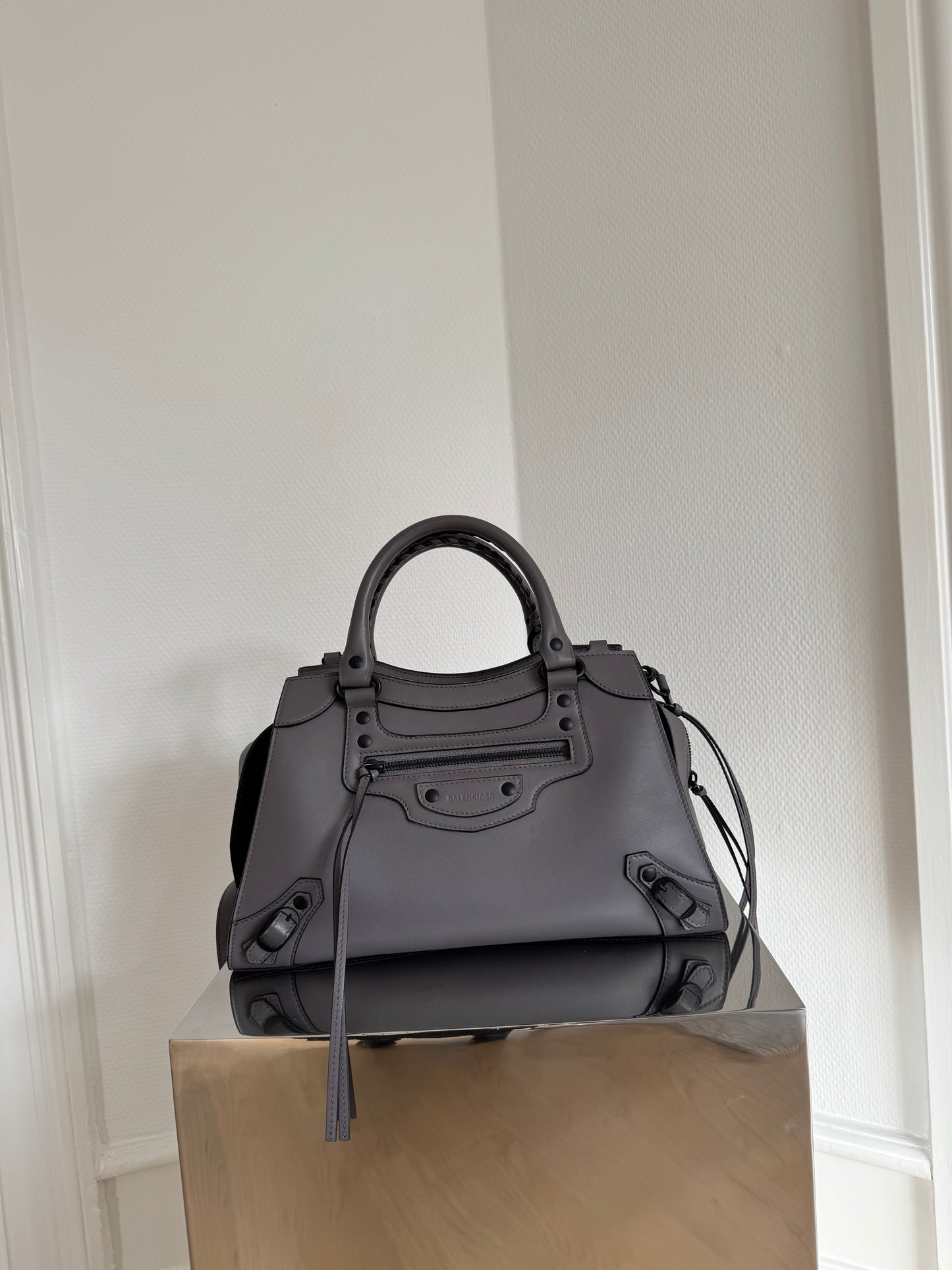 Balenciaga Neo Classic Small Top Handle Bag – Dark Grey