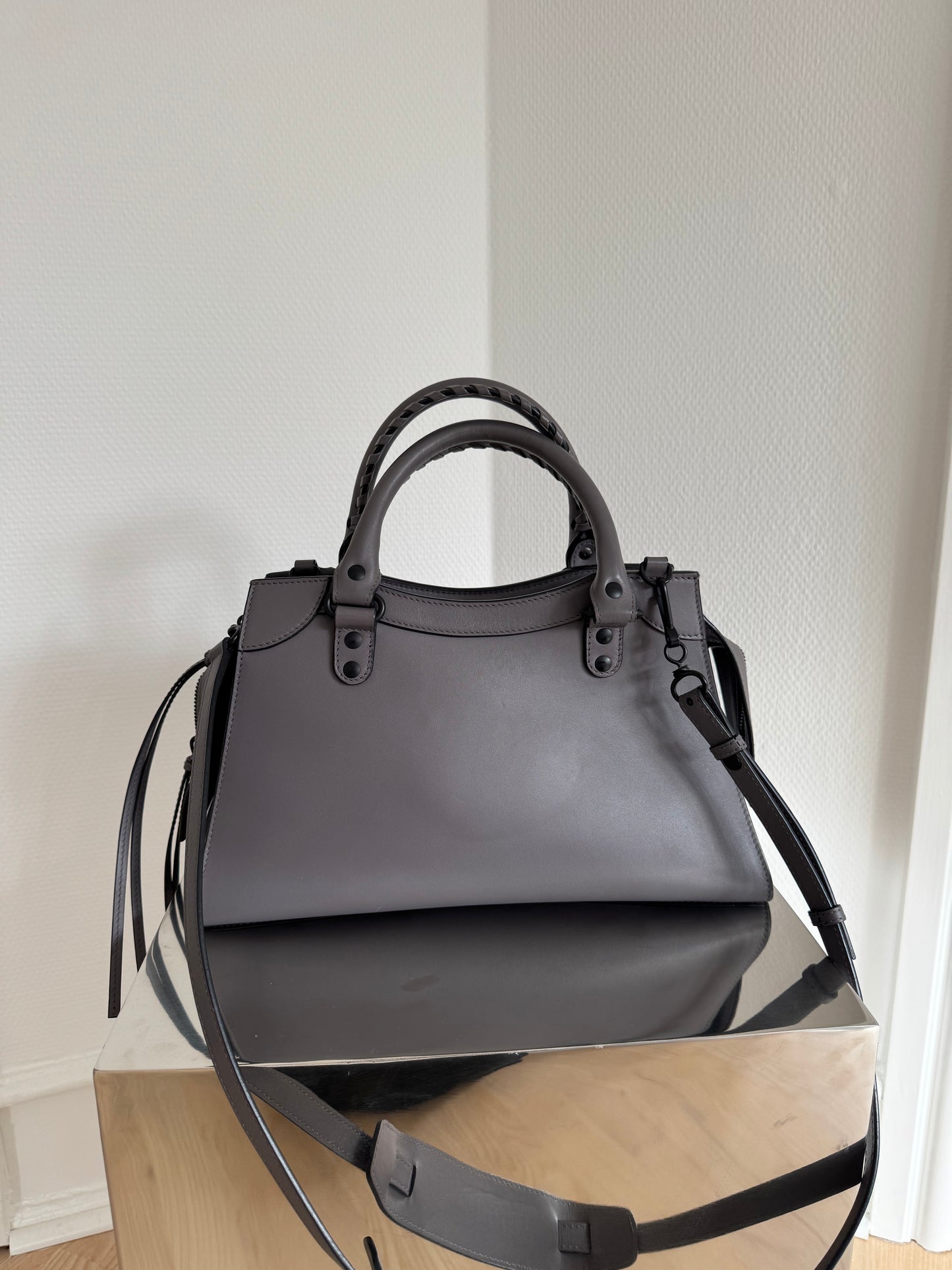 Balenciaga Neo Classic Small Top Handle Bag – Dark Grey