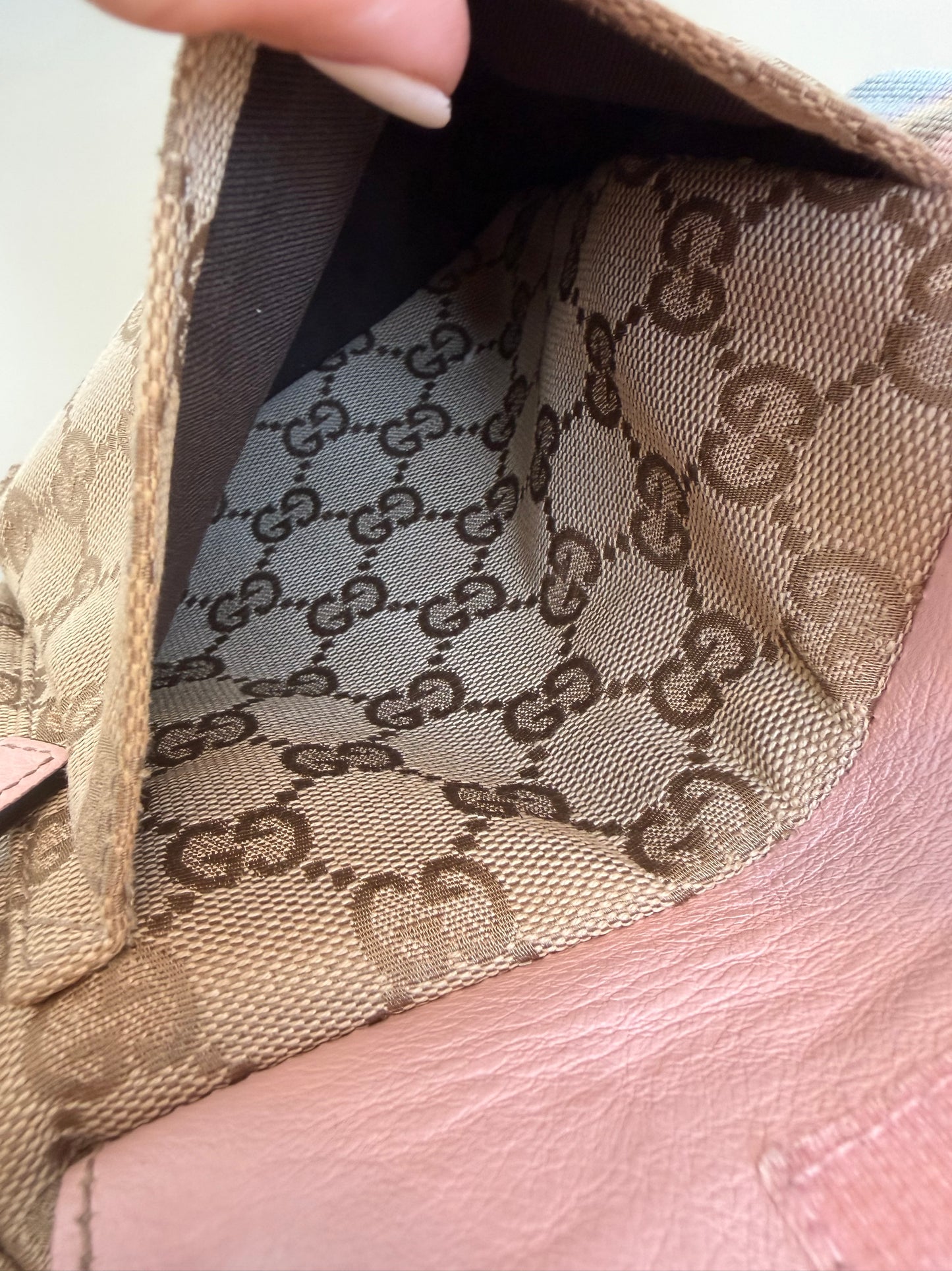 Gucci GG Canvas Belt Bag – Lyserød