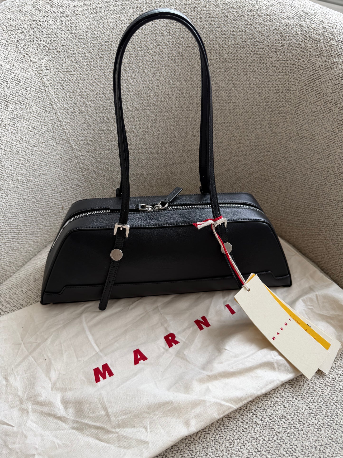 Marni Dot Bag – Sort læder