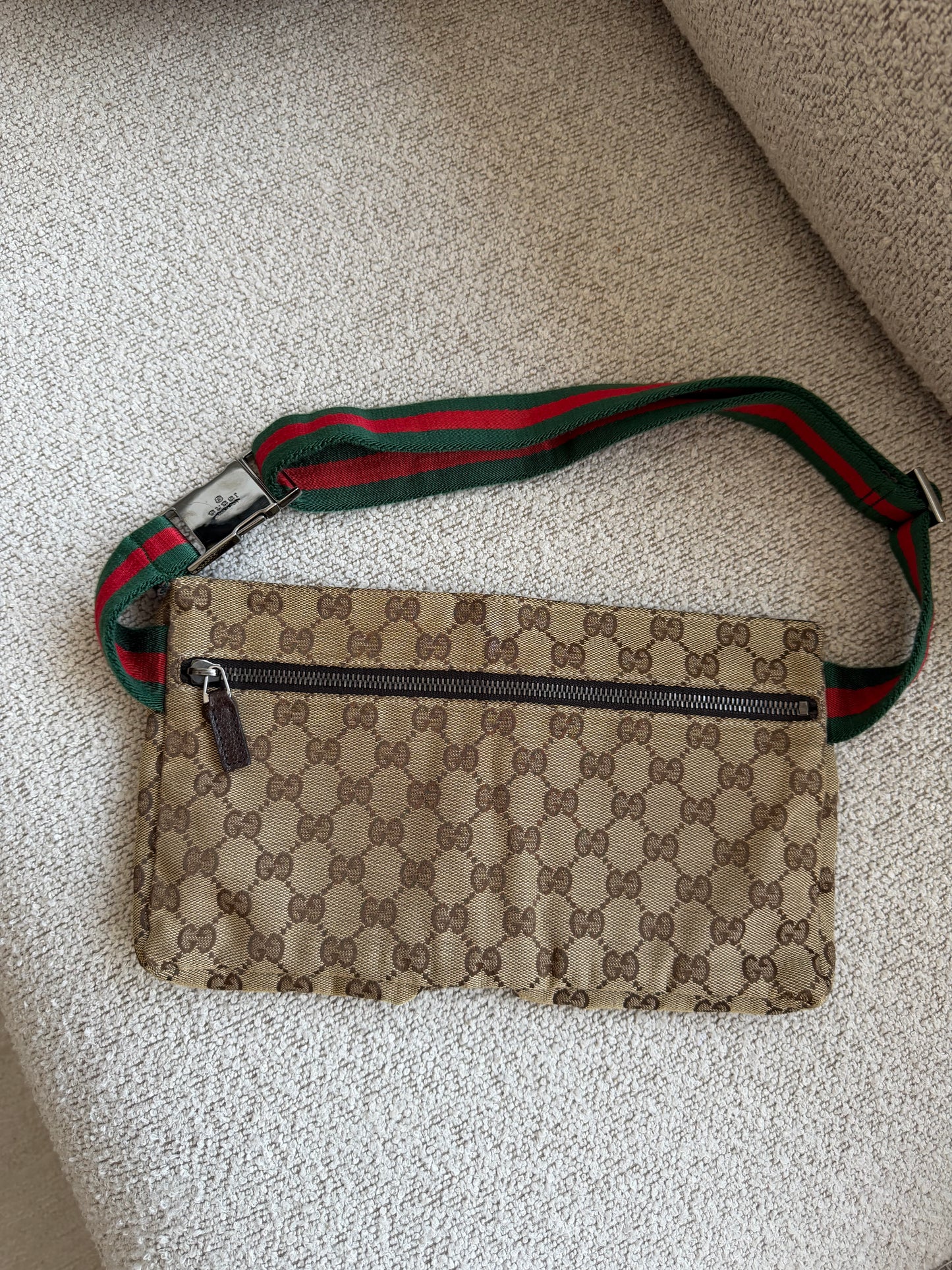 Gucci GG Monogram Bum Bag - brun