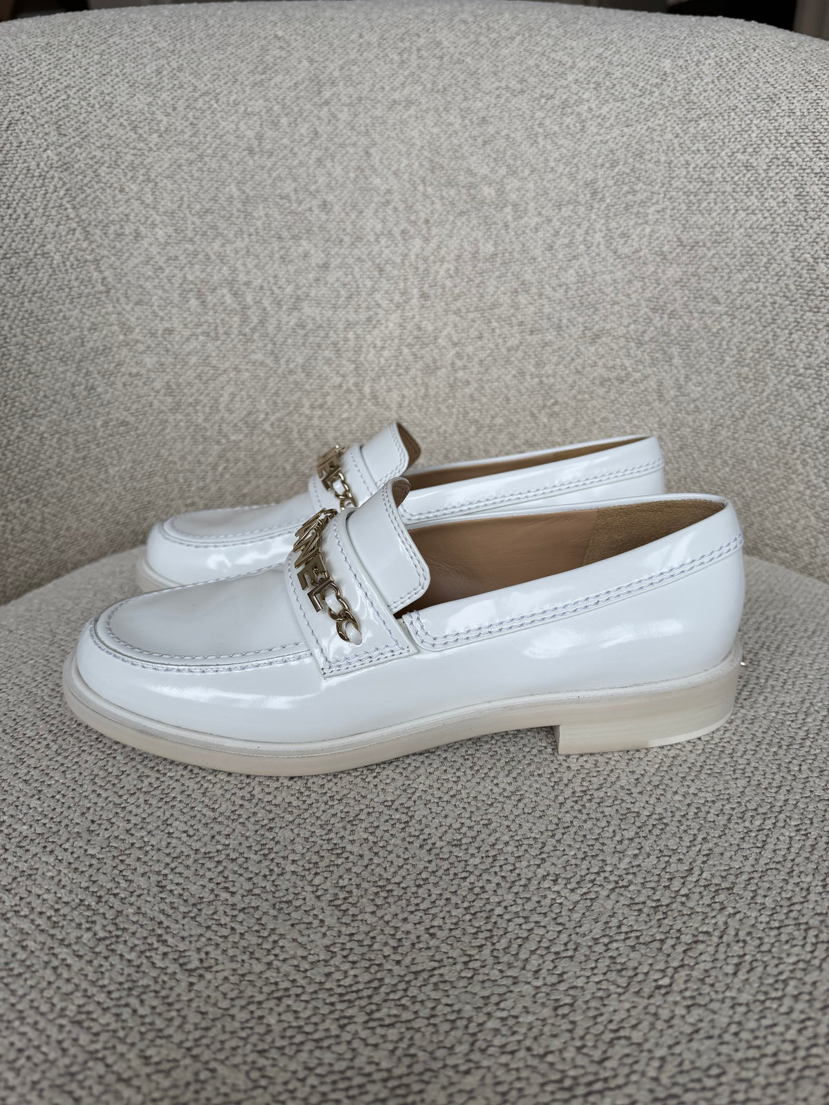 Chanel Patent Leather Flats