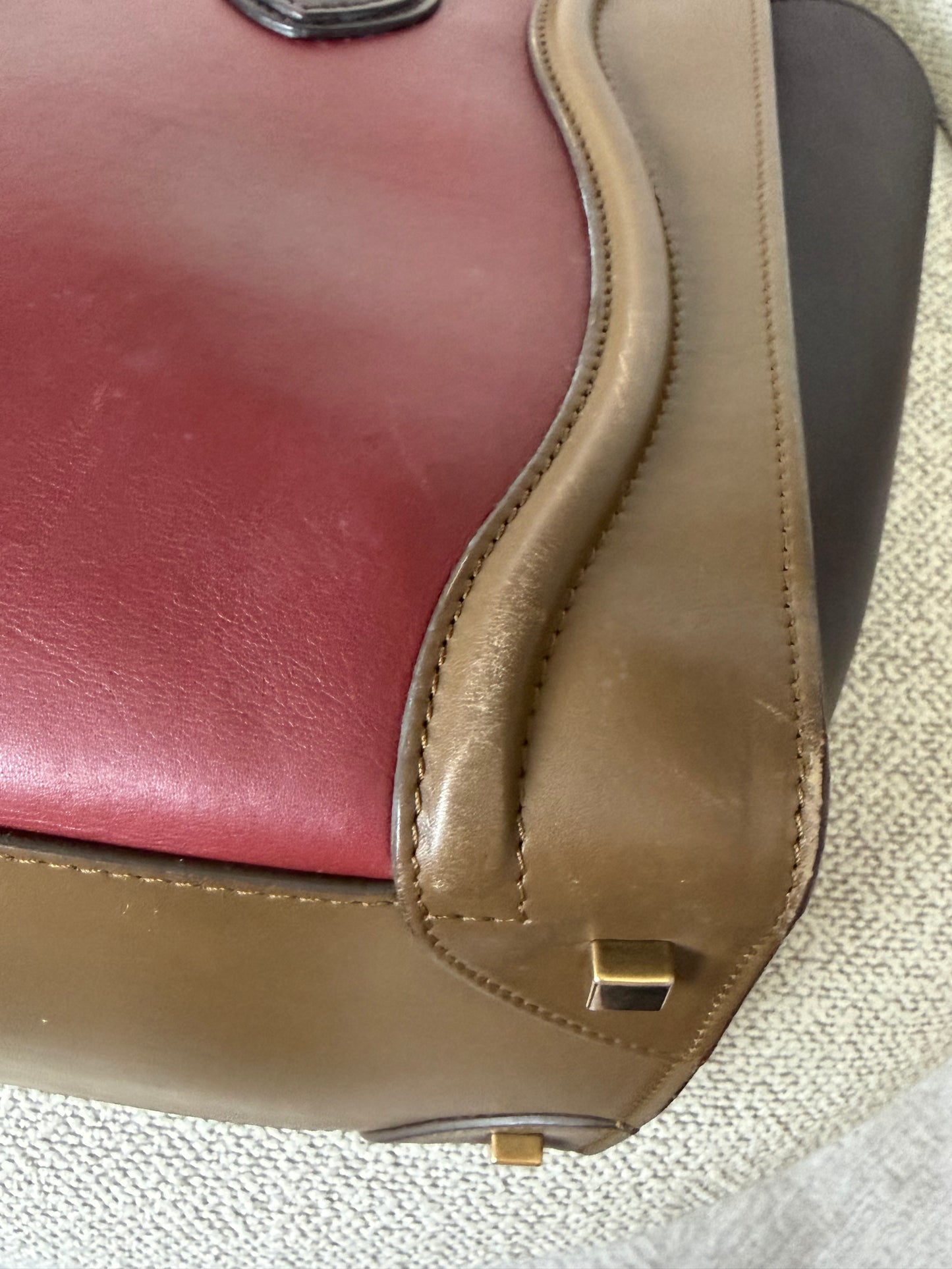 Céline Luggage Tote – Tri-Color