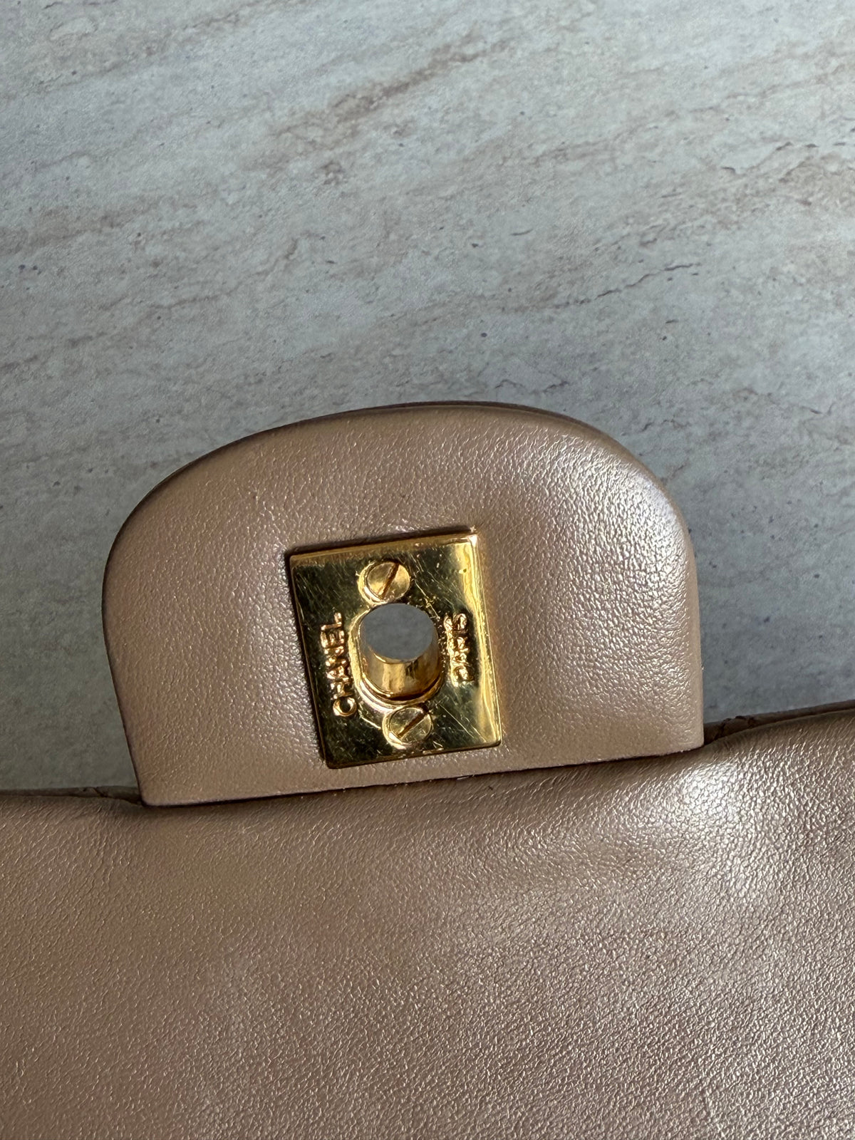 Chanel Medium Classic Double Flap – Taupe / 24K Gold-Plated Hardware