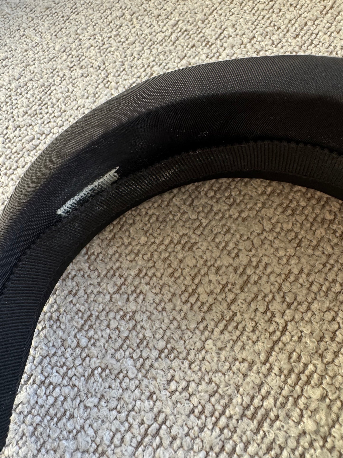 Prada Black Re-nylon Headband Hair accessories