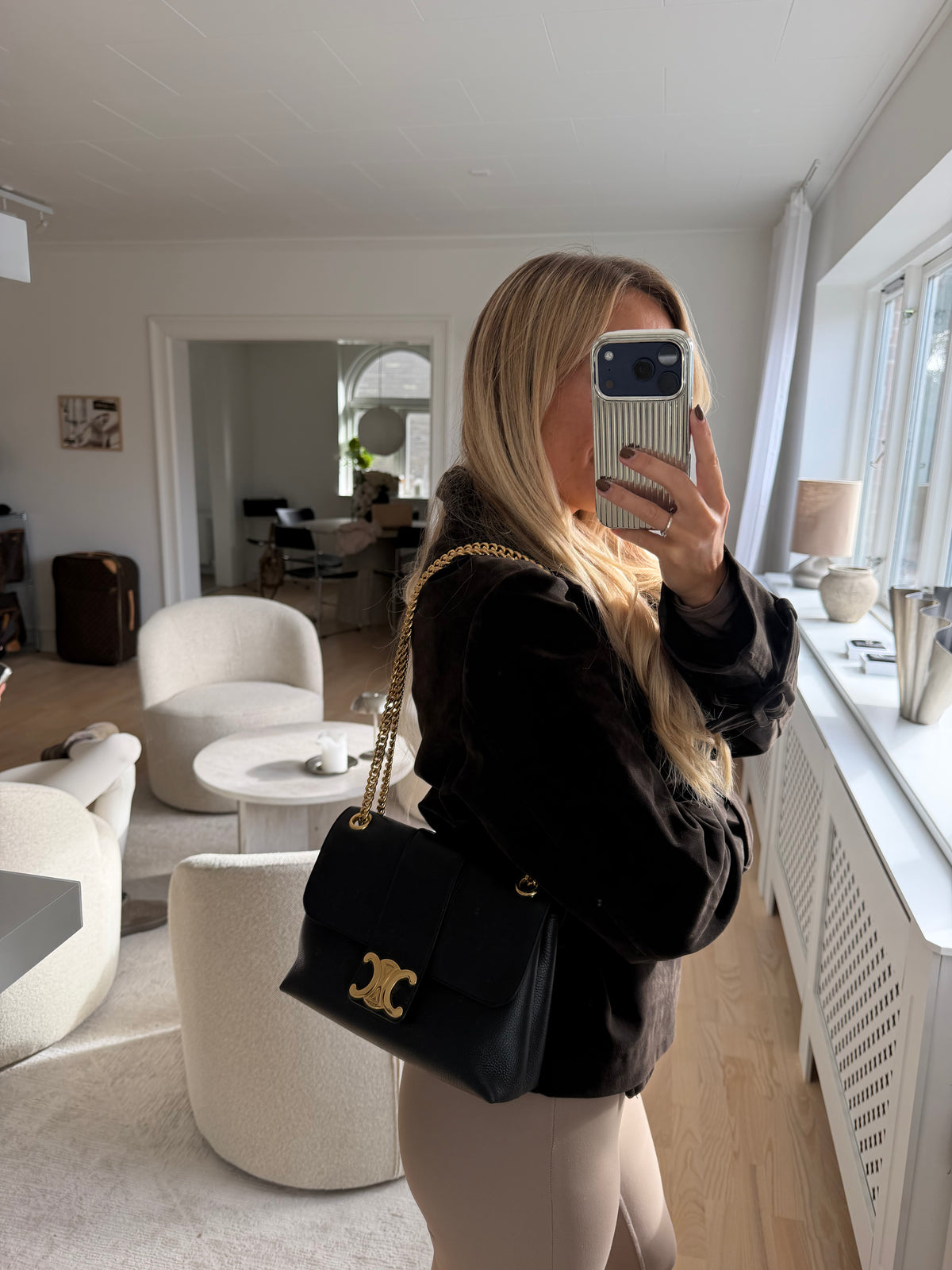 Celine Triomphe College – Black