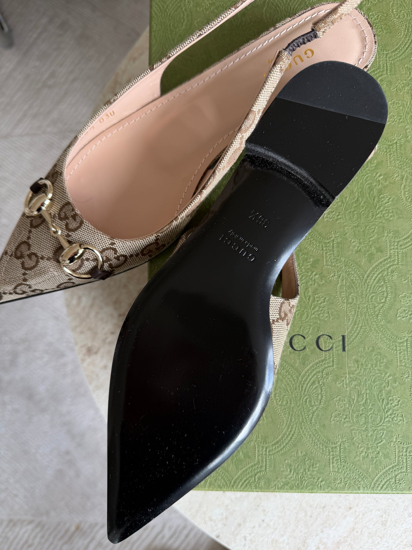 Gucci Horsebit Slingback