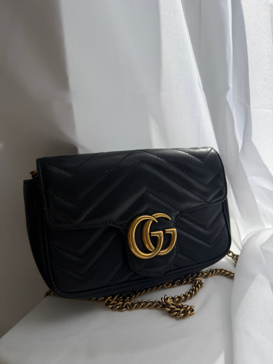 Gucci black Marmont Mini