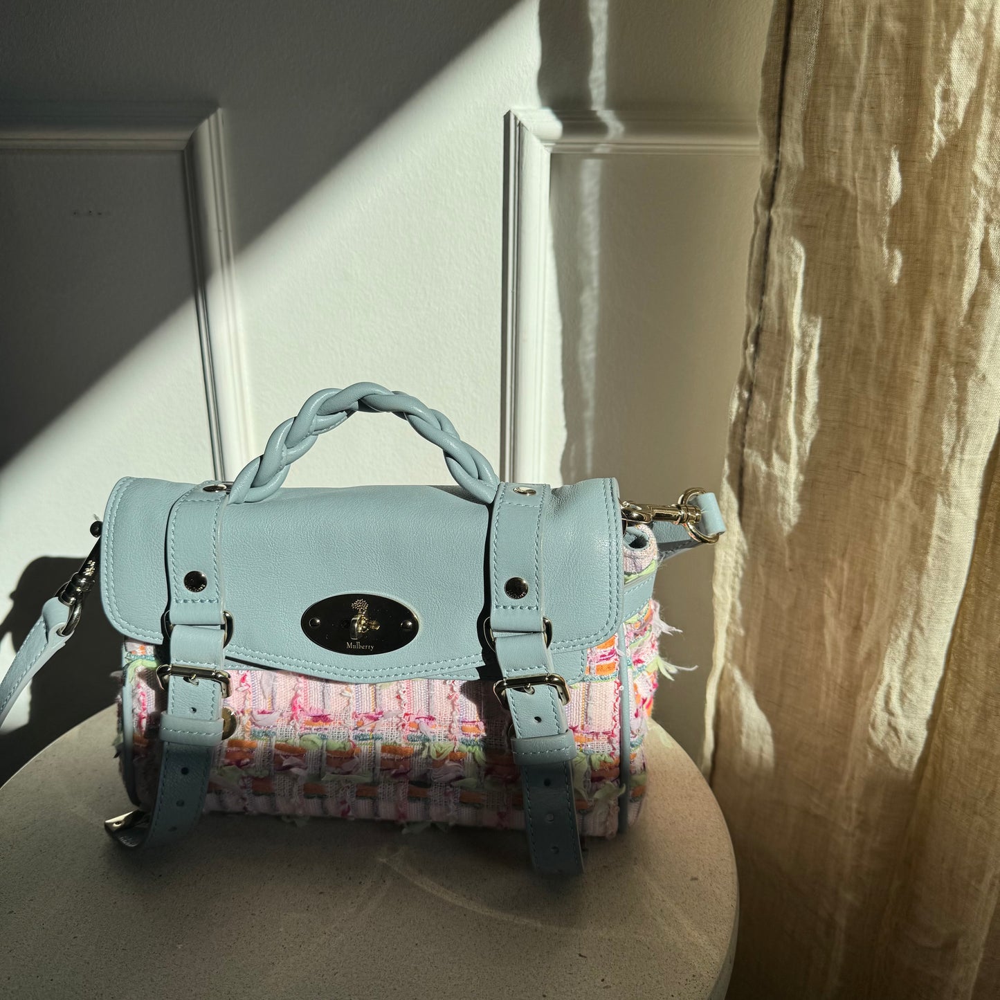 Mulberry Alexa Mini Tweed blue