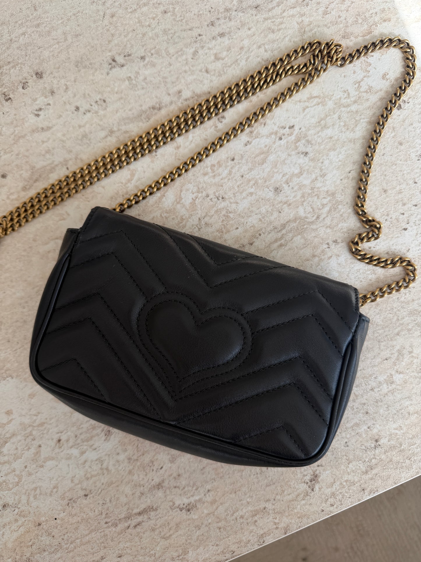 Gucci black Marmont Mini